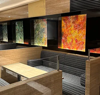 中洲のバー店舗 内装デザイン事例
